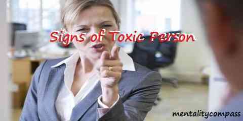 signs of a toxic person